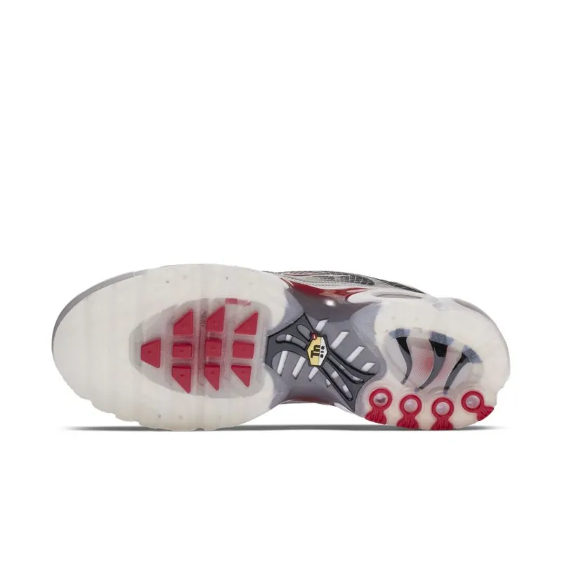 Nike Air Max Plus Wave Grid Grey Neutral Grey/White-Varsity Red (BV1983-001)