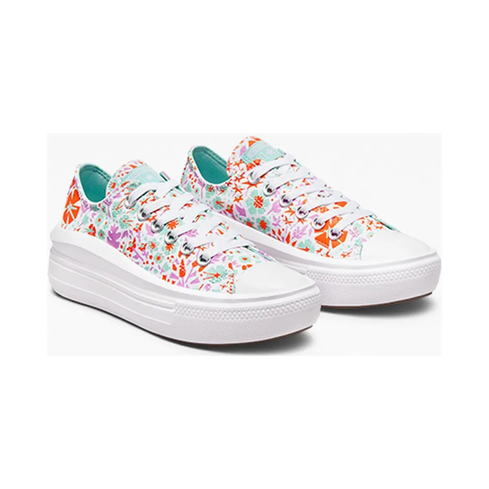 Converse Chuck Taylor All Star Move Platform Paper Floral White/bold Mandarin/light Dew (272848C)