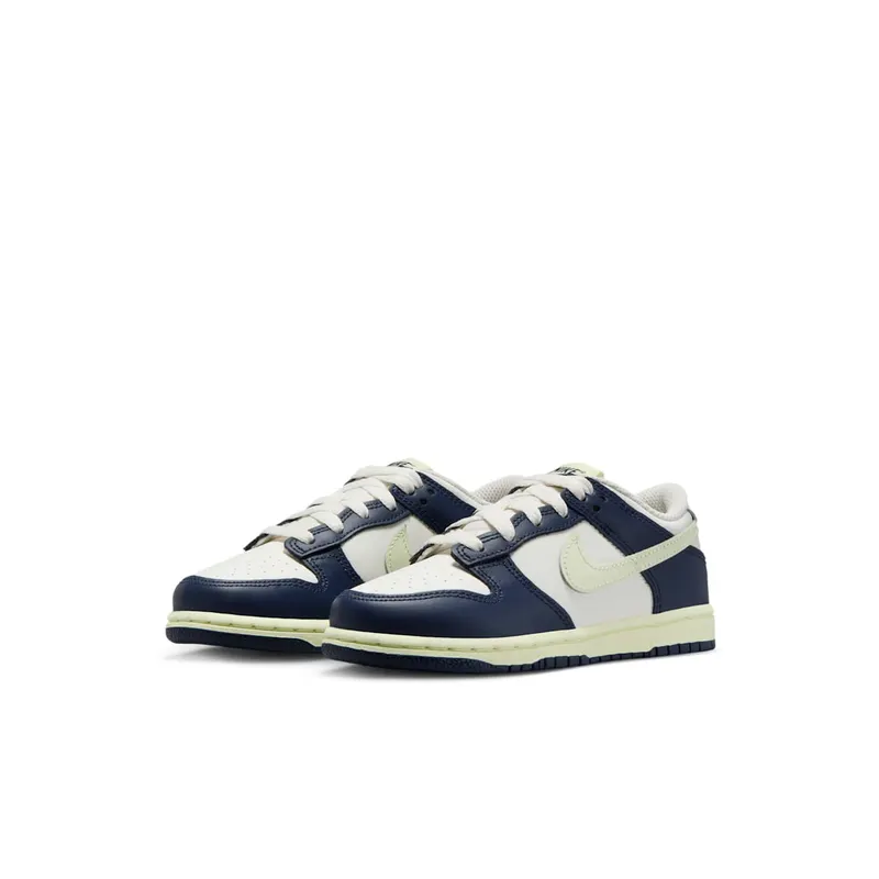 Nike Dunk Low Sail Midnight Navy Volt Tint (FB9108-127)
