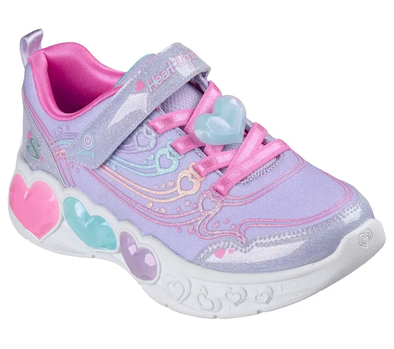 Skechers S-Lights: Enchanted Heart Lights Sneaker Lavendel