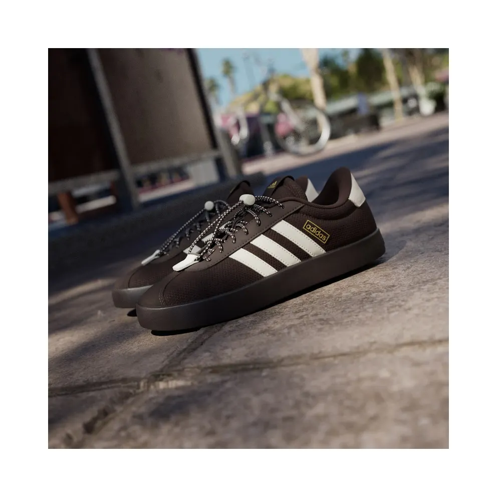 Adidas VL COURT 3.0-Shoes Aurora Coffee / Off White / Gold Metallic (IH6605)