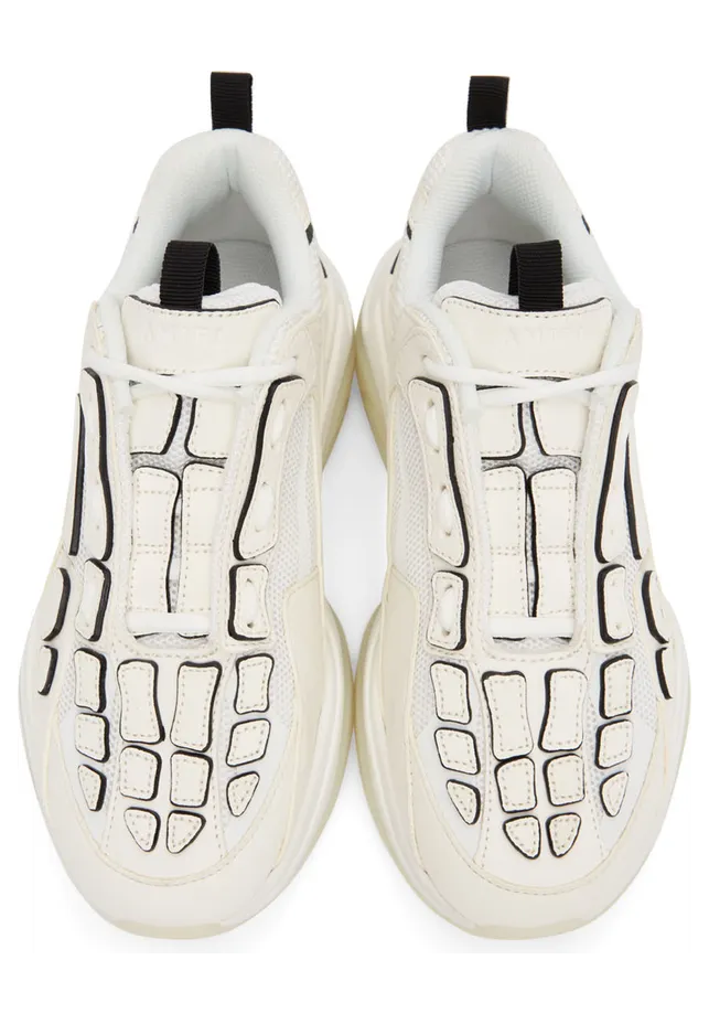 AMIRI White & Black Bone Runner Sneakers (PS22MFS001-182) (5)