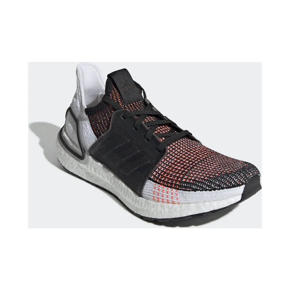 adidas Ultra Boost 2019 Black White Solar Orange Core Black/Cloud White/Solar Orange (G27519)