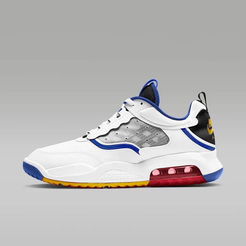 Jordan Air Max 200 ‘Dark Sulfur’ White/Black/Gym Red/Dark Sulfur (CD6105-110)