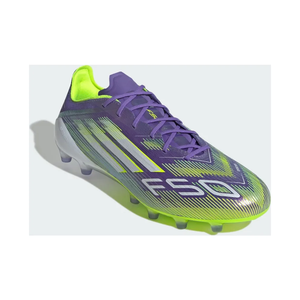 adidas F50 Elite Artificial Grass Boots “Purple Rush / Cloud White / Lucid Lemon” (JH7638)