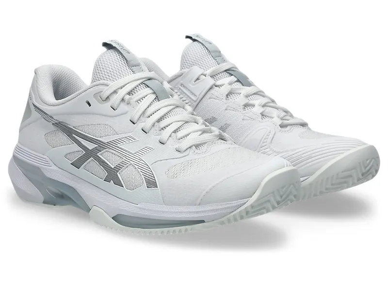 ASICS SOLUTION SPEED FF 4 CLAY “White / Pure Silver” (1042A305-101)