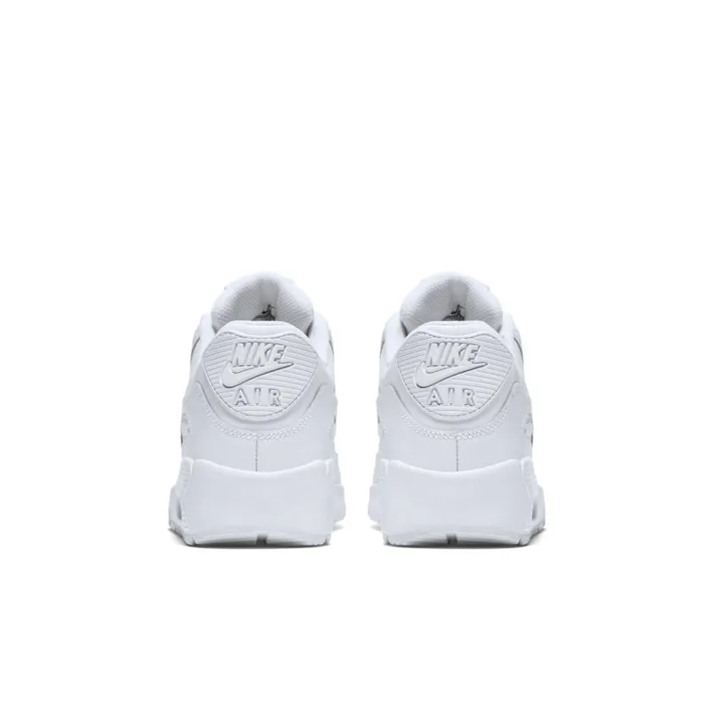 Nike Air Max 90 White Leather (GS) (833412-100)