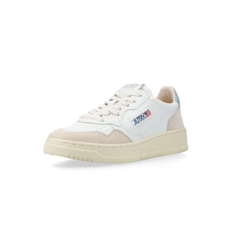Autry Medalist Low W (White / silberblau) – AULWLS79