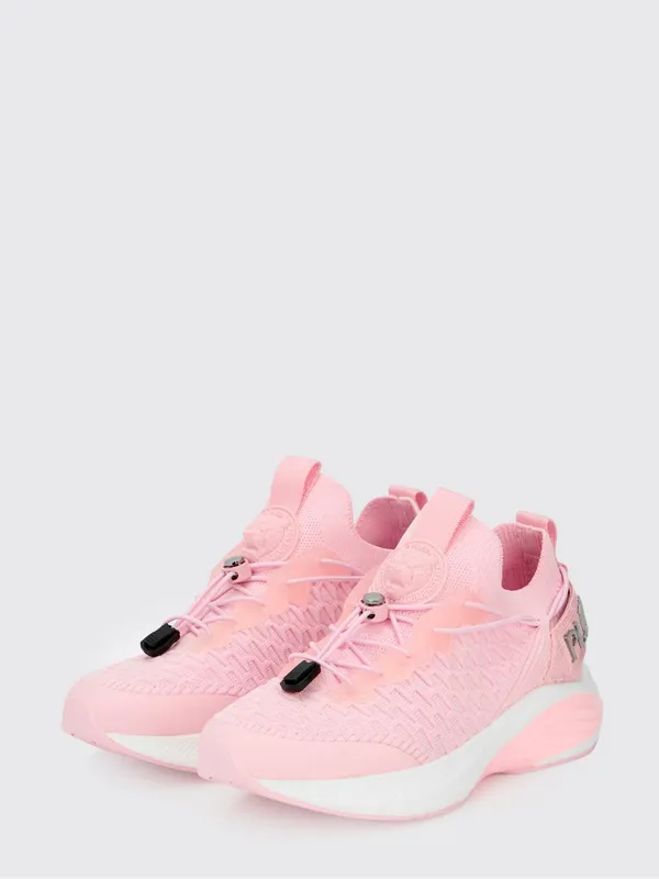 Plein Sport Crochet Knit Sneakers Pink (SAESUSC0751STE003N03)