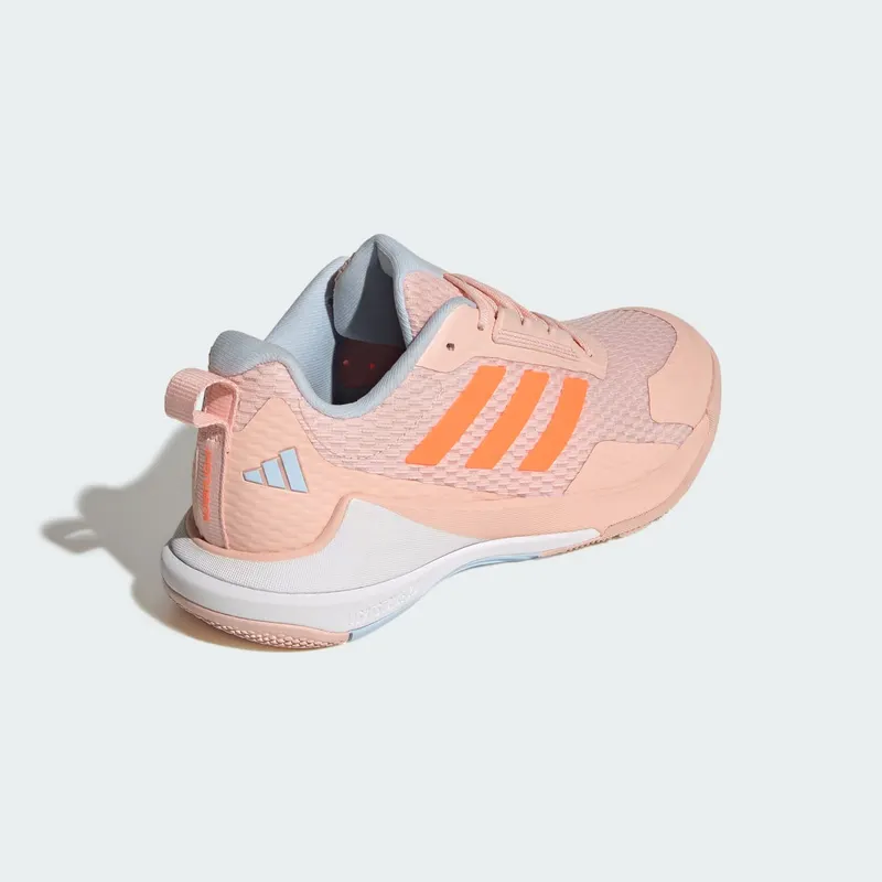 Adidas Novaflight 2 Indoor Blush Pink / Lucid Orange / Cloud White (JR9570)