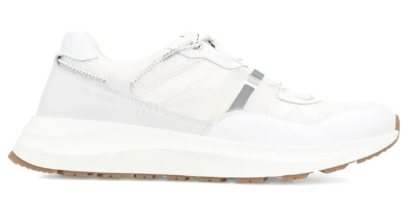 Canada Goose Cascade leren sneakers met mesh vlak – Wit (7750M)