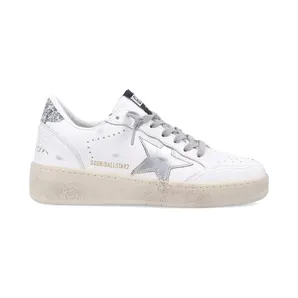 Golden Goose Ball Star 2 Deluxe White Silver (GWF00804.F006966.80185)