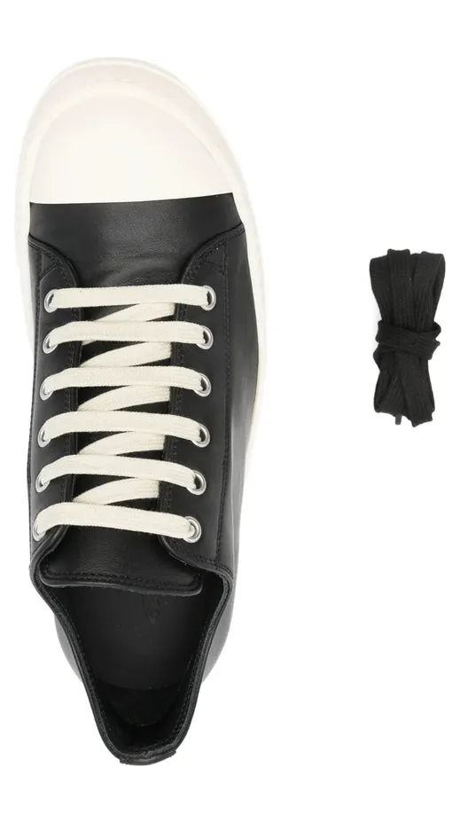 Rick Owens Lace-up Fastening “Black” (RP01F6891 LCO 911) (3)