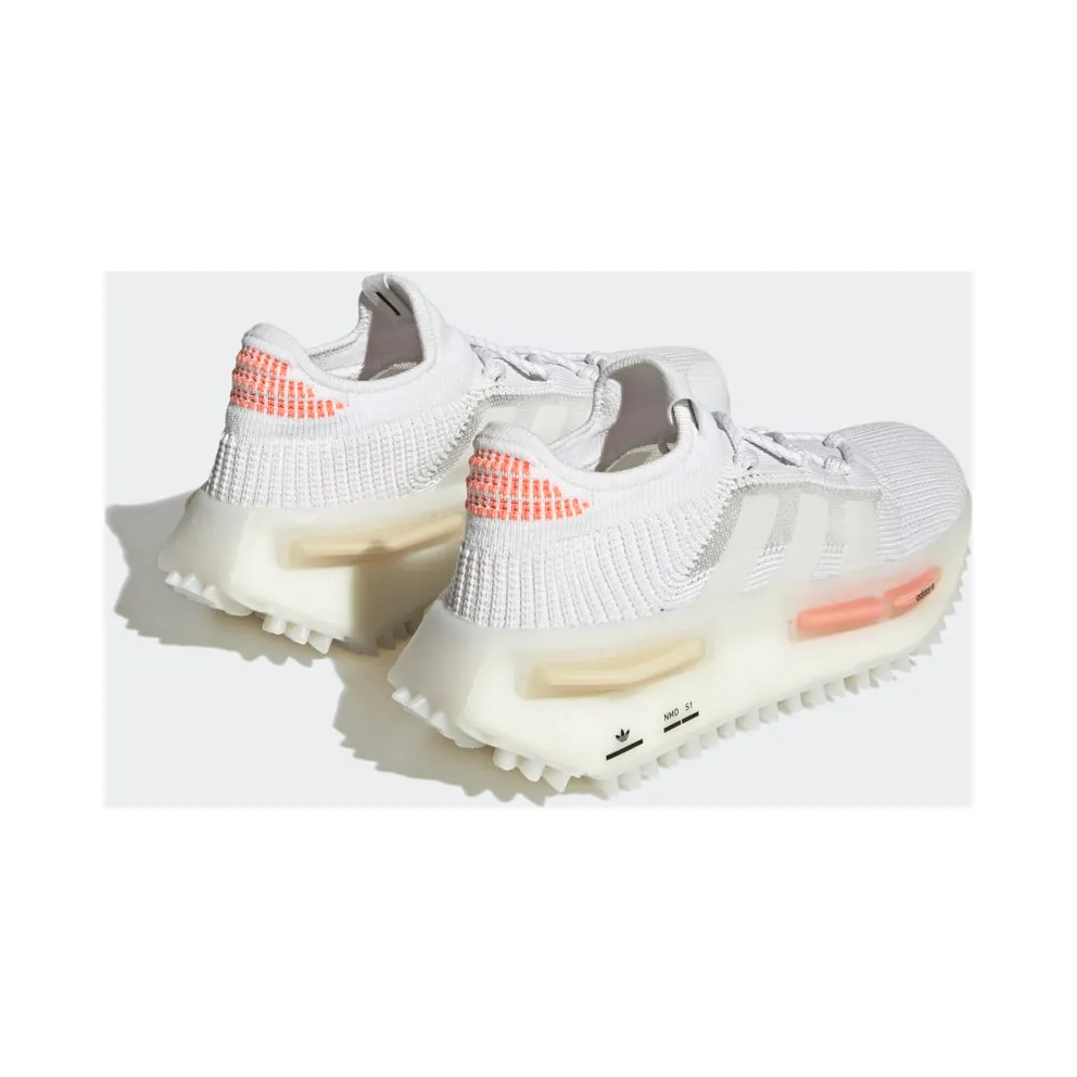 adidas NMD_S1 Cloud White / Off White / Coral Fusion (HQ4465)