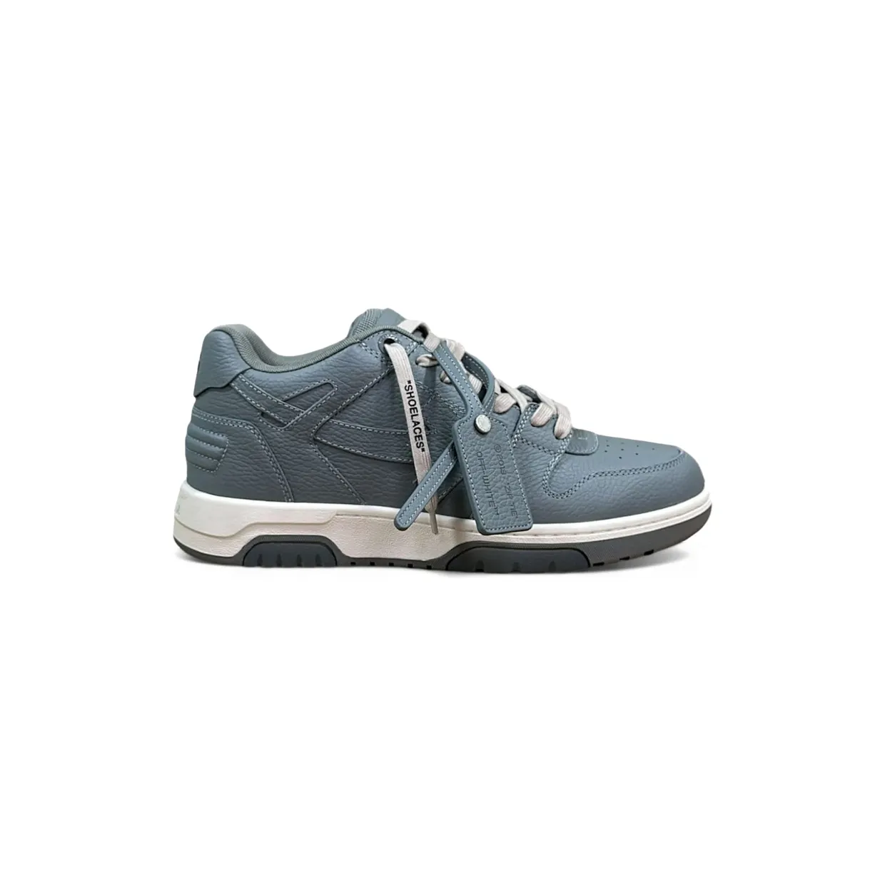 OFF-WHITE Out Of Office OOO Low Tops Blue White (OMIA189F22LEA0080707)