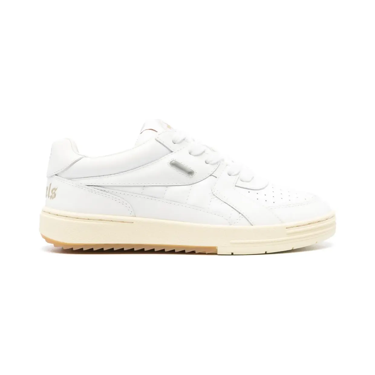 Palm Angels University leren “White” (PWIA049E23LEA0020101)