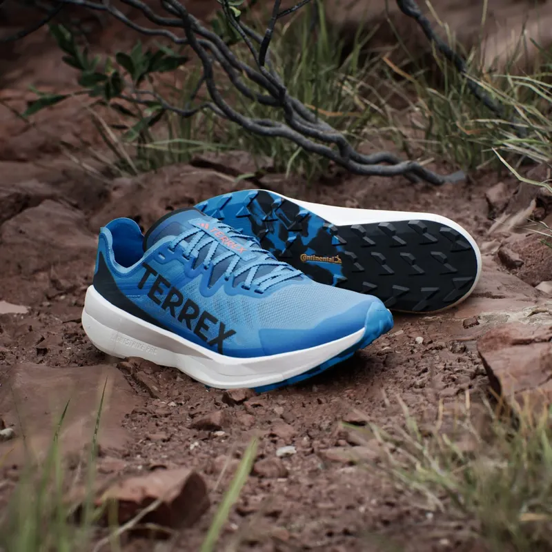 Adidas Terrex Agravic Speed Trail Running Pulse Blue / Core Black / Semi Impact Orange (IH0980)