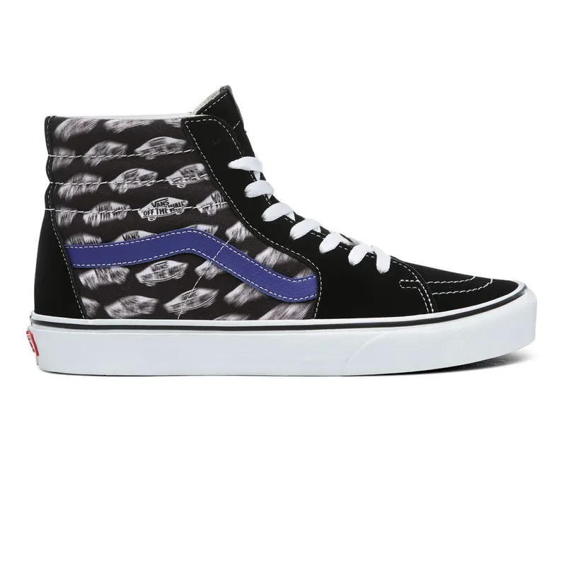 Vans Sk8-Hi ‘Blur Boards’ Black/Royal Blue (VN0A4BV6T2N)