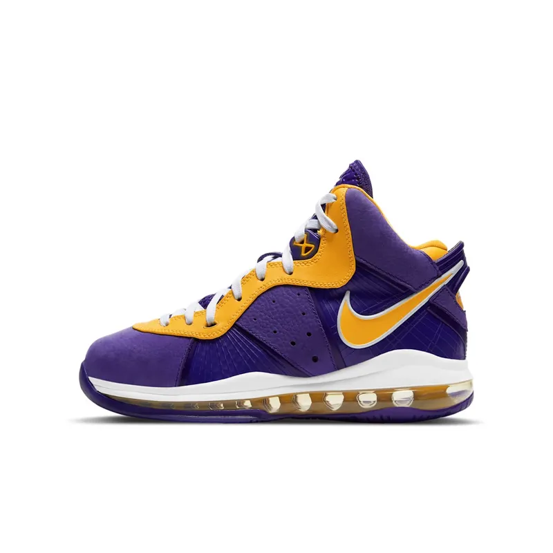Nike Lebron 8 Lakers (GS) Purple/Yellow (CT5115-500)