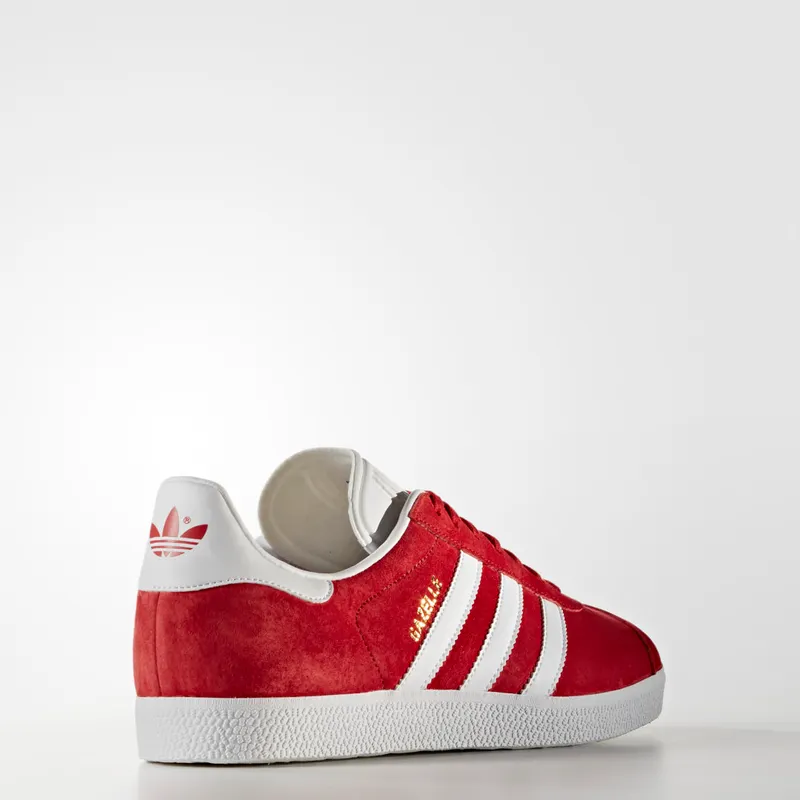 Adidas Gazelle Power Red / White / Gold Metallic (BB5486)