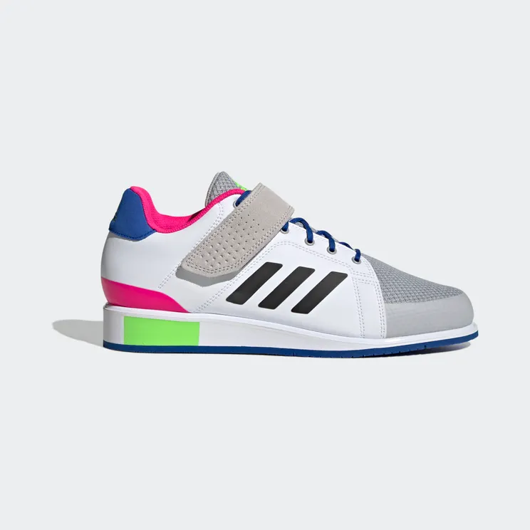 adidas Power Perfect 3 Tokyo Weightlifting Cloud White / Core Black / Team Solar Green (GZ1476)