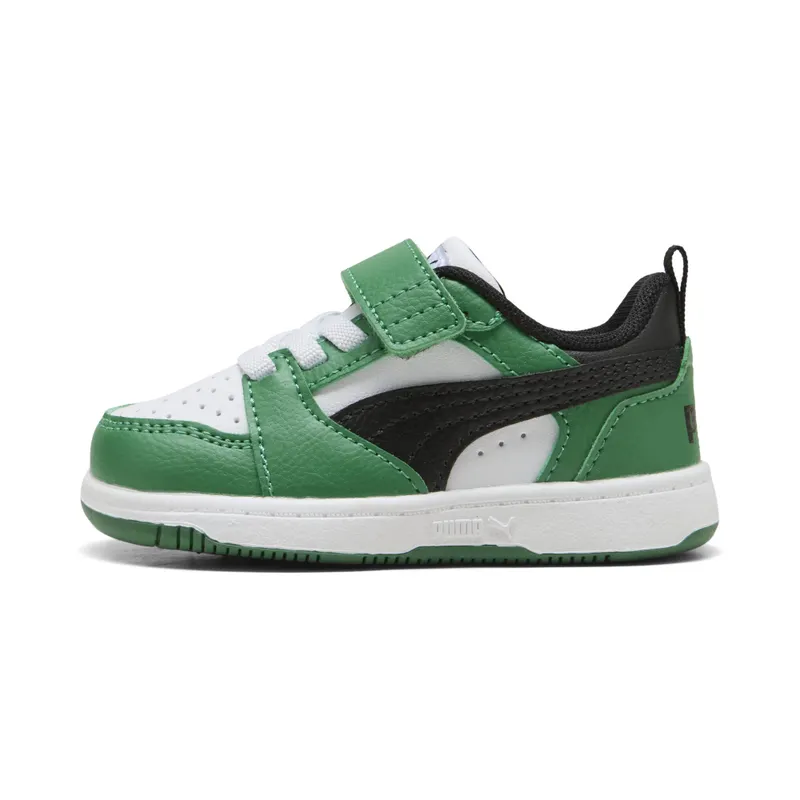 Puma Rebound v6 Lo “Puma White / Puma Black / Archive Green” (397420_05)