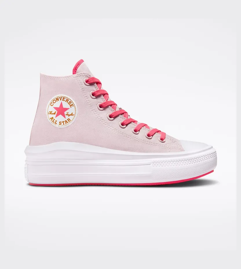 Converse Chuck Taylor All Star Move Platform Color Pop Barely Rose/strawberry Jam (A00865C)