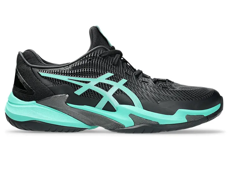 ASICS COURT FF 3 “Black / Aurora Green” (1041A370-002)
