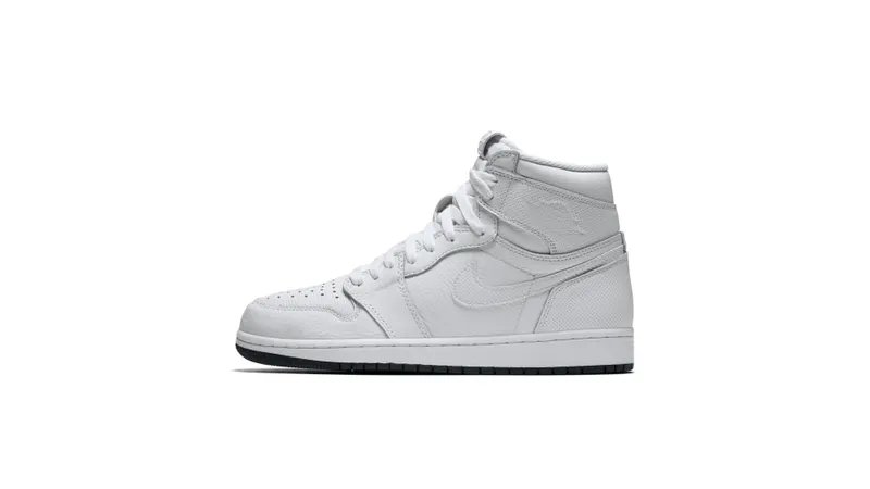 Jordan 1 Retro White Perforated White/Black-White (555088-100)
