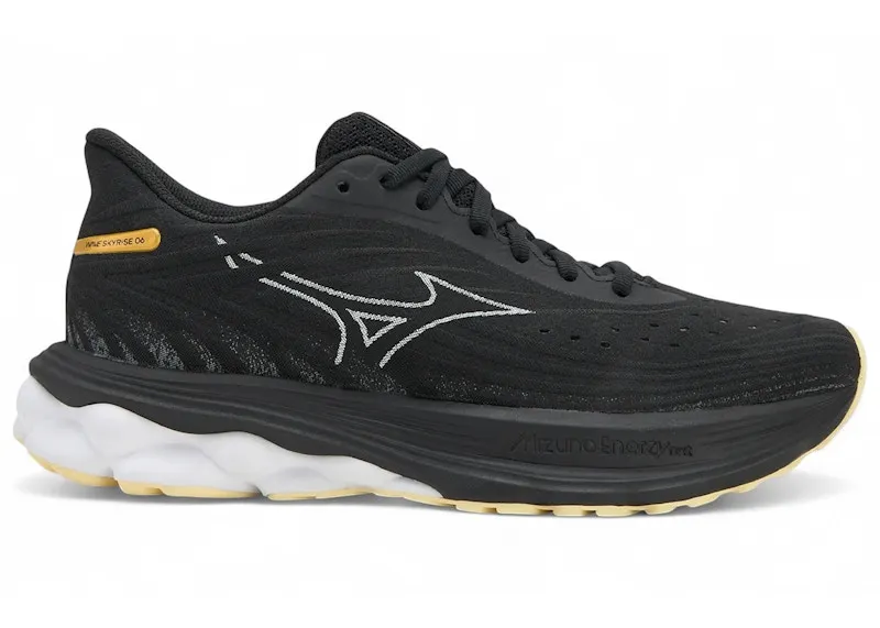 Mizuno Wave Skyrise 6 Black Snow White Glowing Cream (J1GD250972)