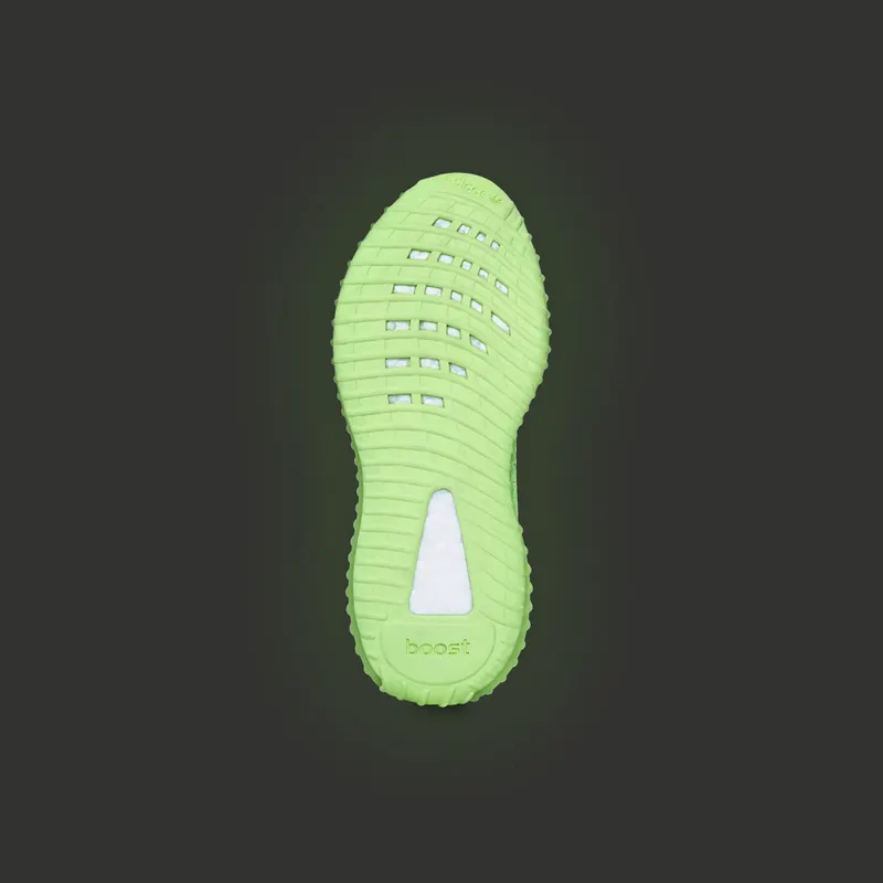 adidas Yeezy Boost 350 V2 Glow (Kids) Glow/Glow/Glow (EG6884)