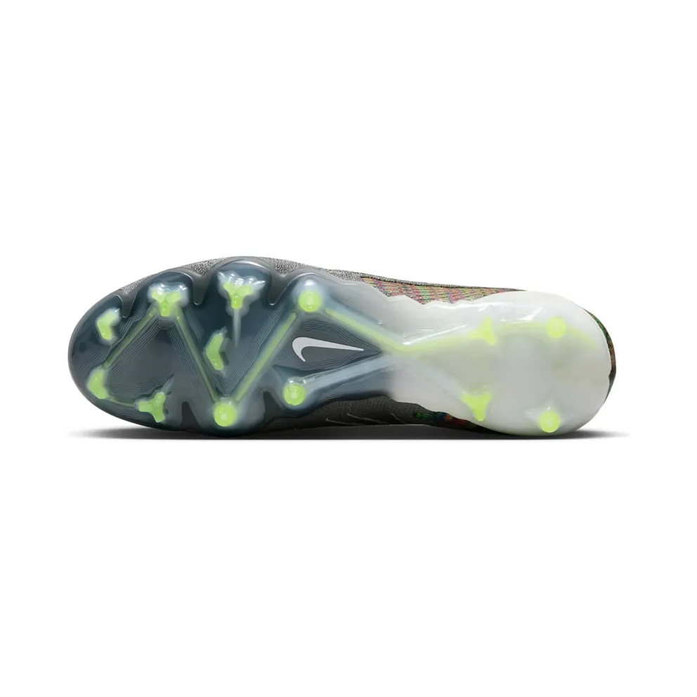 Nike Gripknit Phantom GX Elite Fusion FG Black White Blue Glow Volt (DV6971-071)