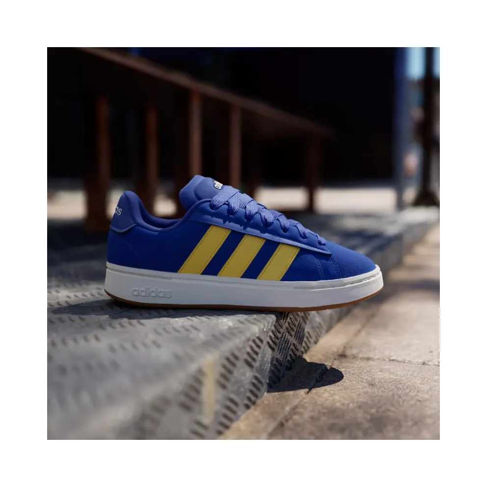 Adidas Grand Court Alpha Semi Lucid Blue / Utility Yellow / Off White (JI1714)