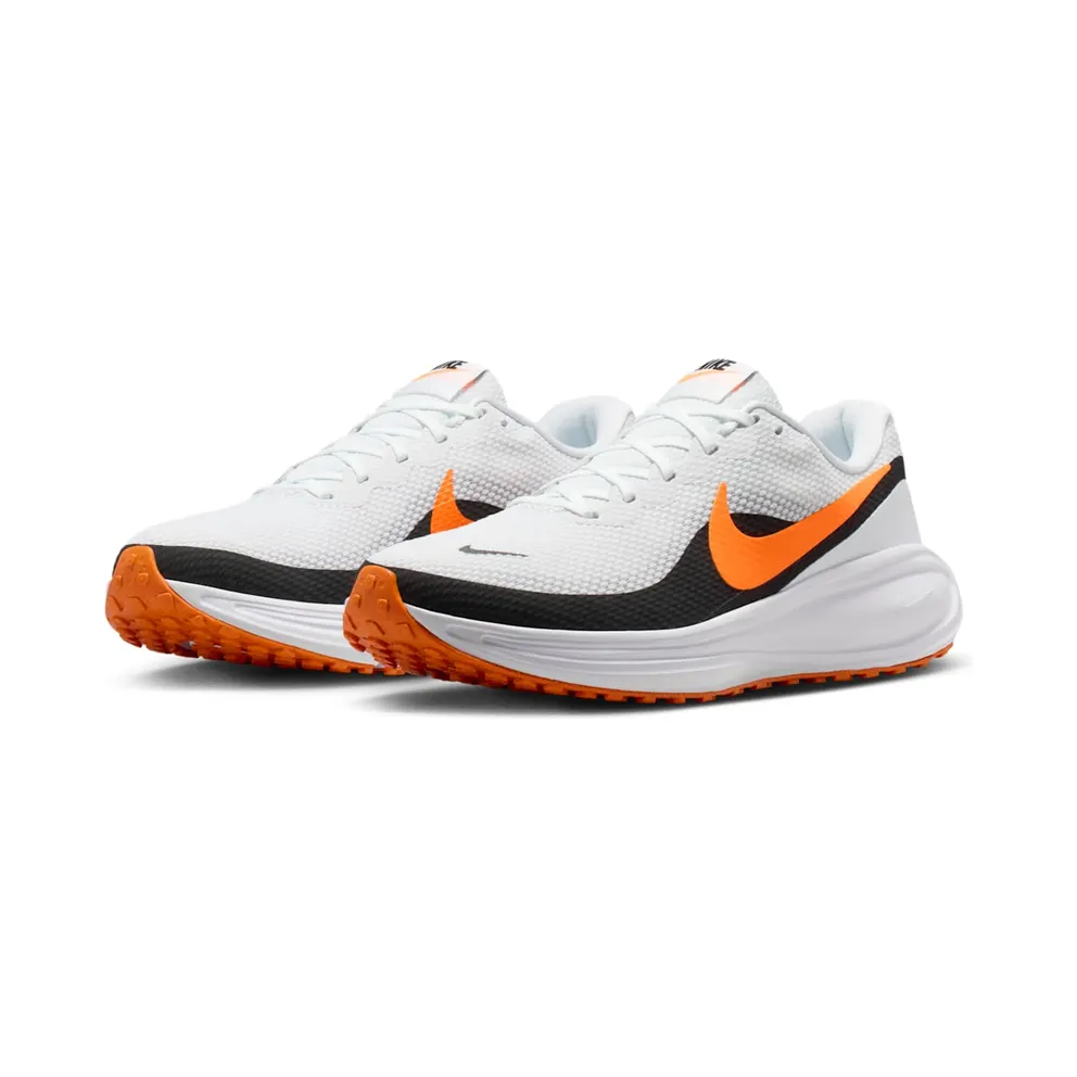 Nike Revolution 8 White Black Total Orange (HJ9198-106)