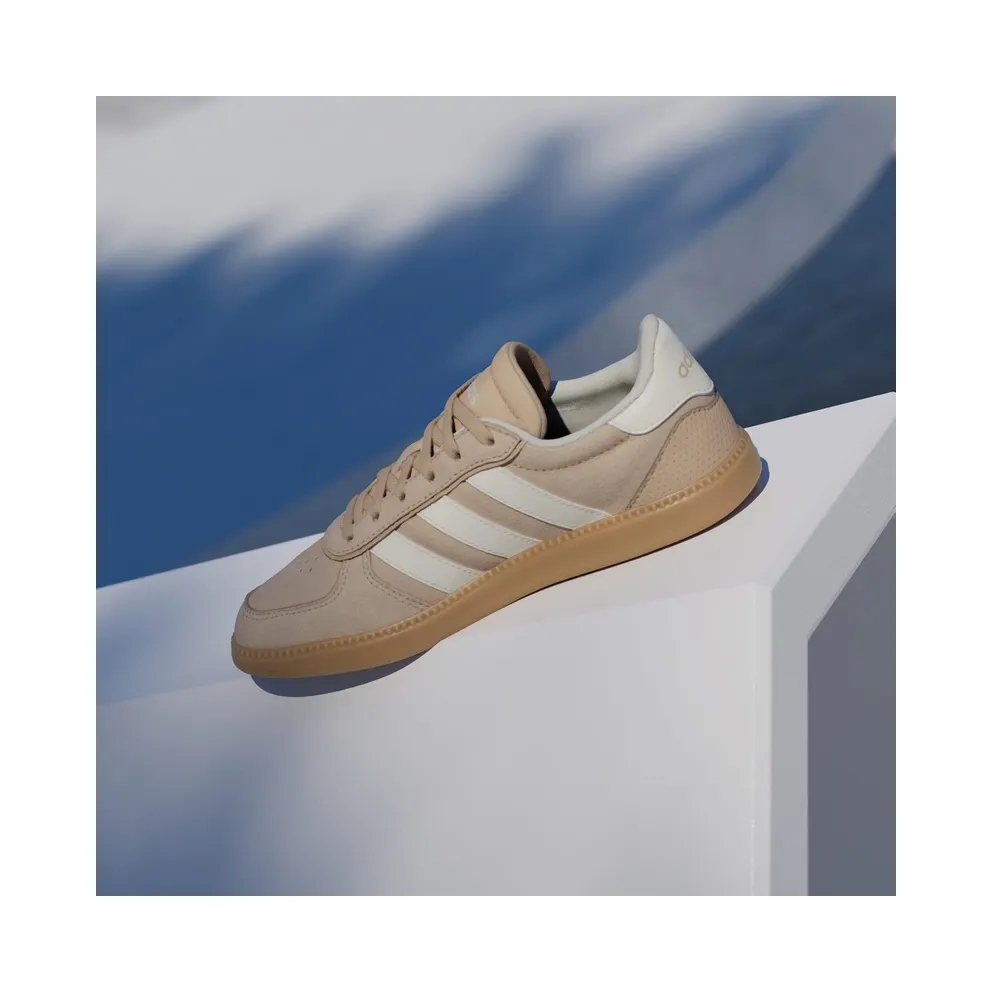 Adidas BREAKNET SLEEK Shoes JUNIOR Magic Beige / Off White / Gum (KI6500)