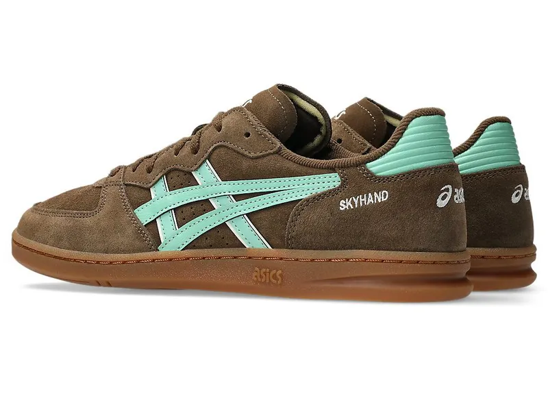 ASICS SKYHAND OG “Brown Storm / Ice Green” (1203A452-202)