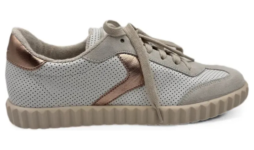 Voile Blanche Ines low-top sneakers – Wit (INESMESH)