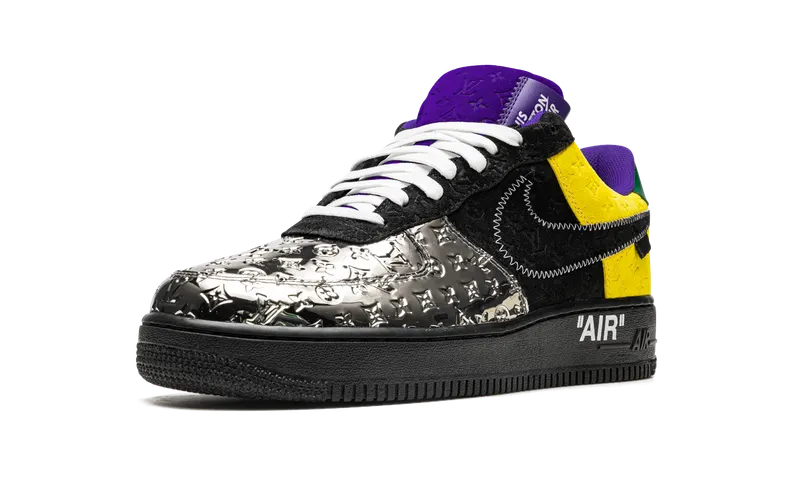 Nike Louis Vuitton Air Force 1 Low “Virgil Abloh – Purple Dusk/Metallic Silver” (1A9VCC)
