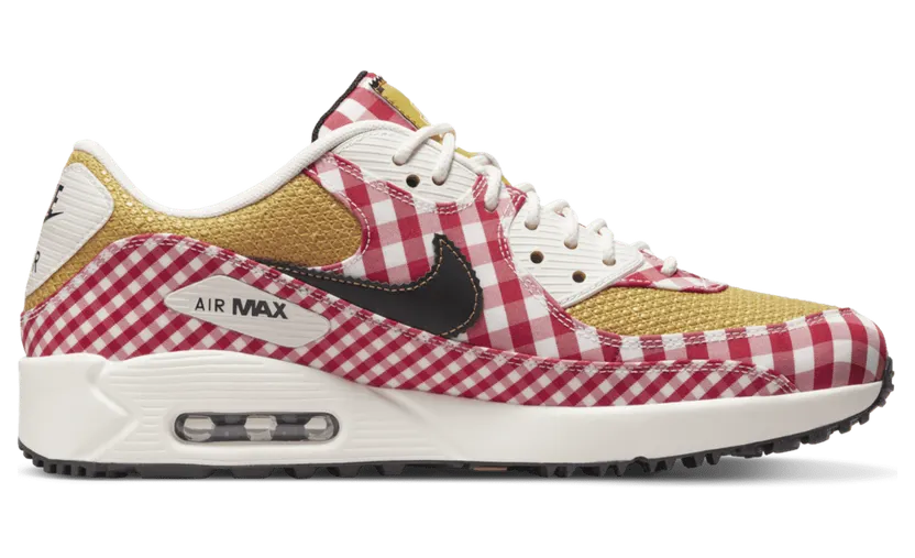 Nike Air Max 90 Golf NRG Picnic – “University Red / White / Sand Gold / Black” (DH5244-600)