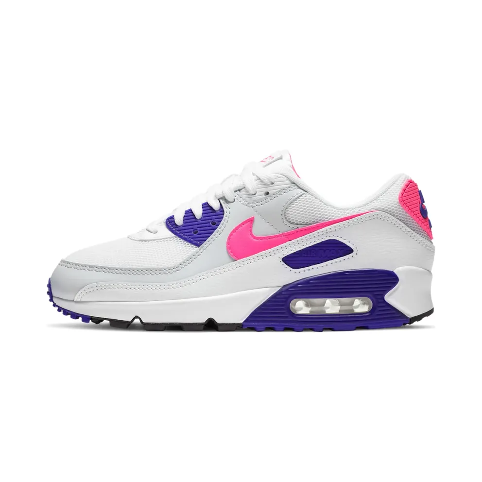 Nike Wmns Air Max 90 White / Hyper Pink – Concord – Pure Platinum (DC9209 100)