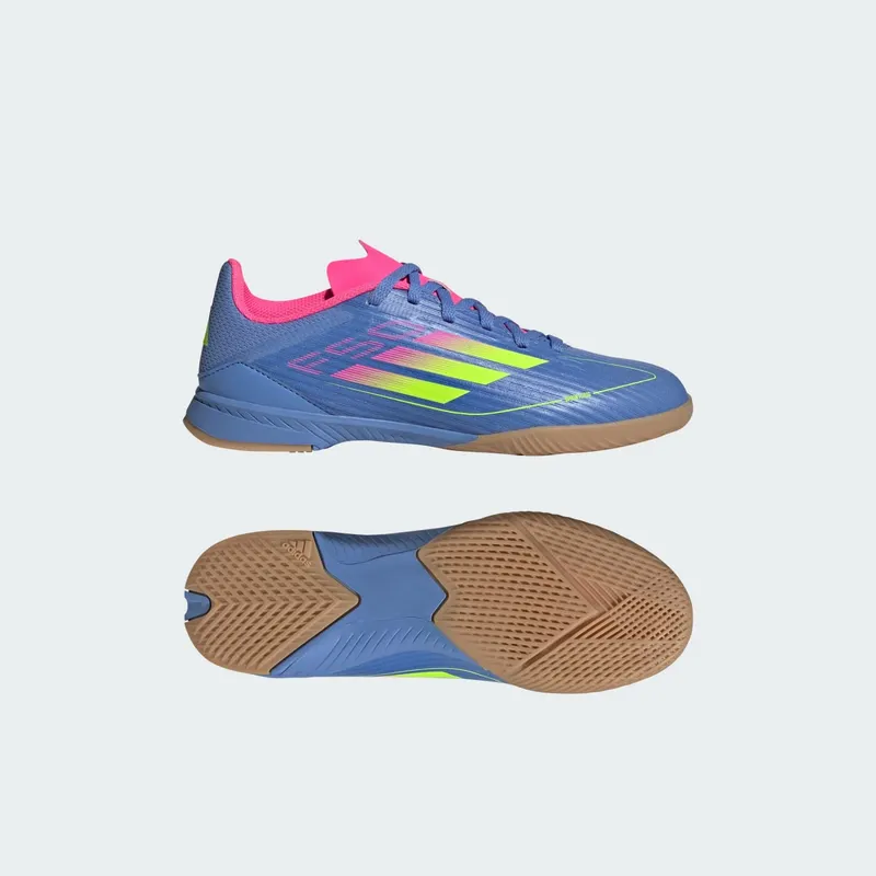adidas F50 League Indoor Blue Fusion Lucid Lemon Lucid Pink (IE3749)
