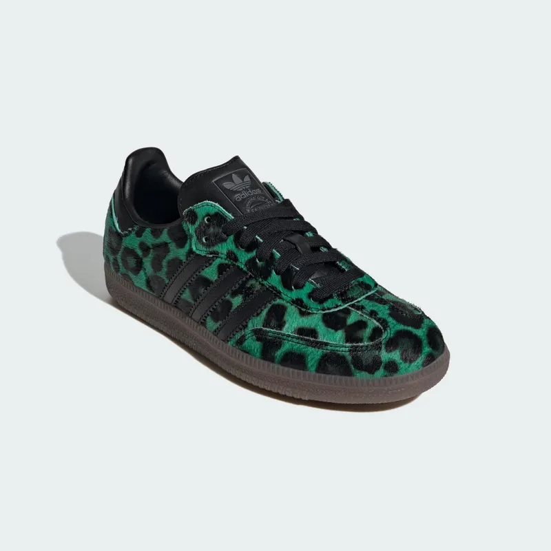 Adidas Samba OG Luipaardprint Screaming Green (HQ9374)