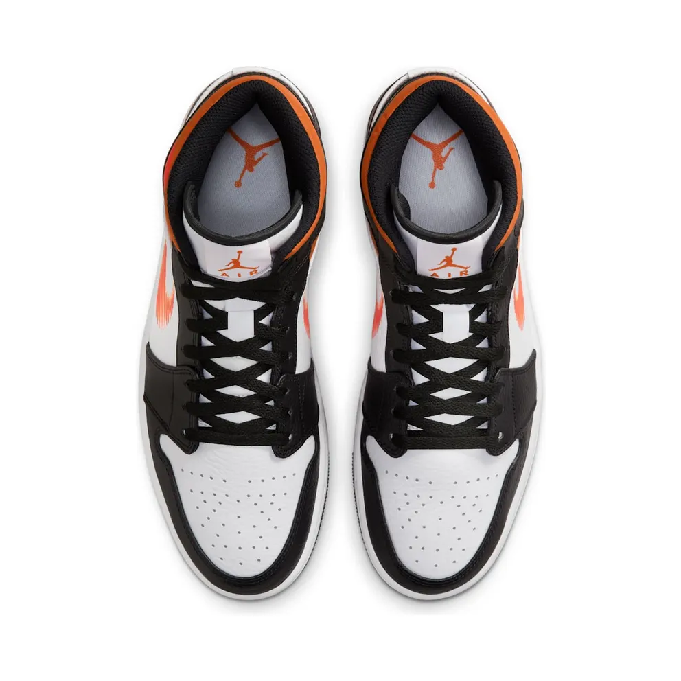 Air Jordan 1 Mid Zig-Zag ‘Team Orange’ (2021) (DN4929-100)