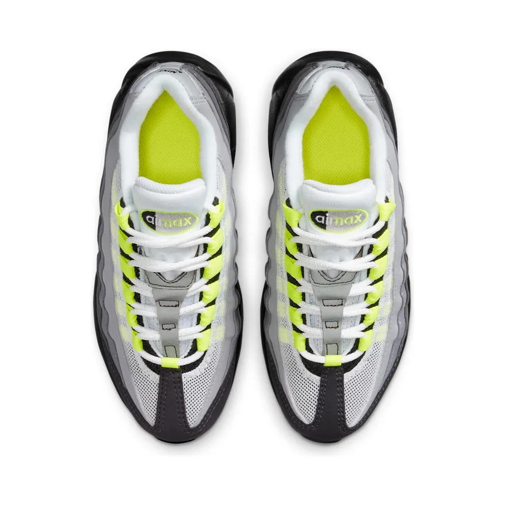Nike Air Max 95 OG Neon 2020 (GS) Black/Neon Yellow-Light Graphite (CZ0910-001)