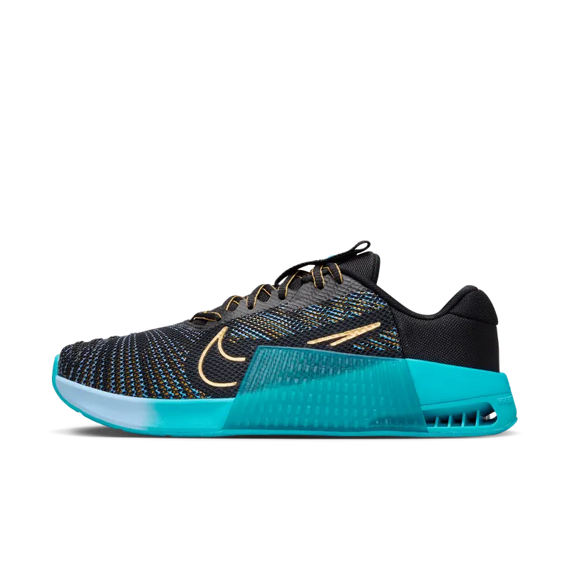 Nike Metcon 9 AMP Black Dusty Cactus Psychic Blue (HF1395-001)