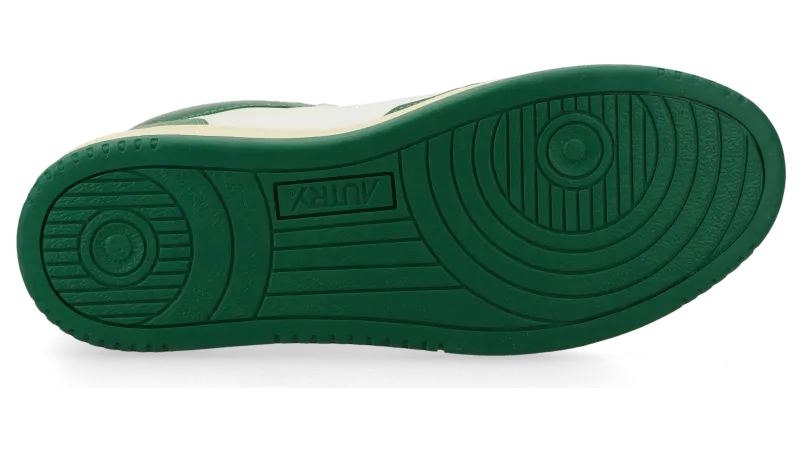 Autry Medalist Mid W (leat / leat / white / green) – AUMWWB03 (5)