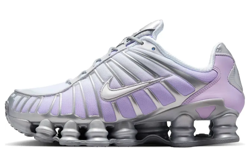 Nike Shox Metallic Platinum/Flat Silver/Hydrangeas/White (HV2520-002)