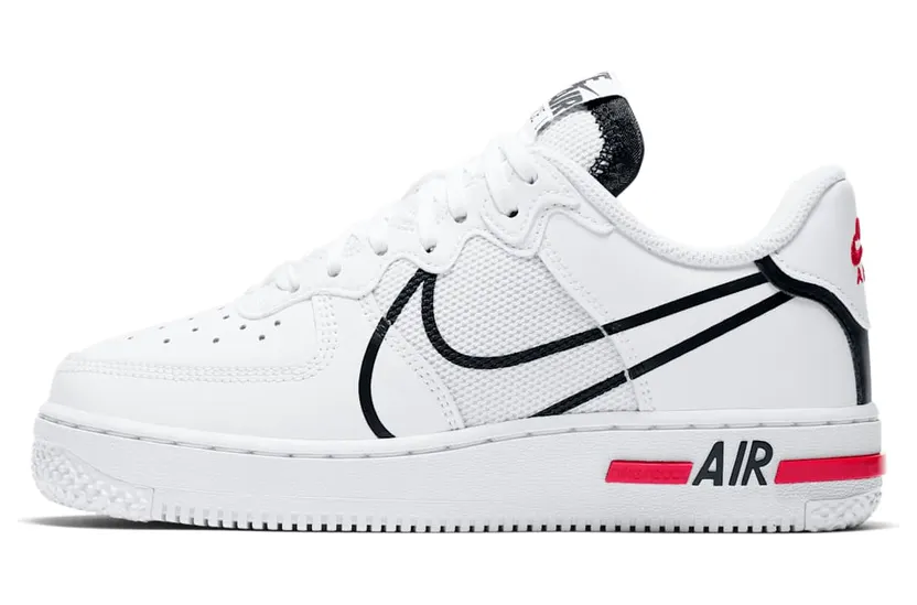 Nike Air Force 1 Low React D/MS/X White Black (CD6960-100)