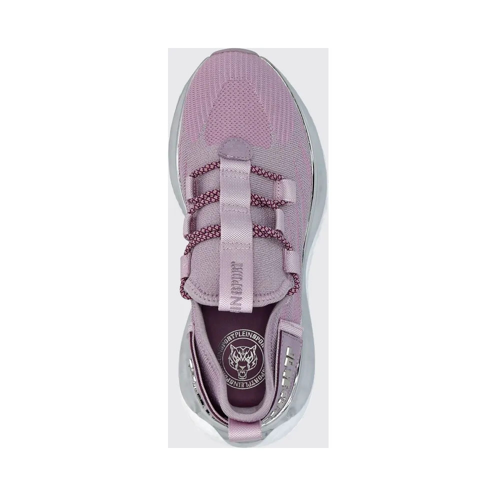 Plein Sport The Iron Tiger Gen. X.02 Knit with a Chunky Sole Lilac (SACSUSC0429STE003N30)