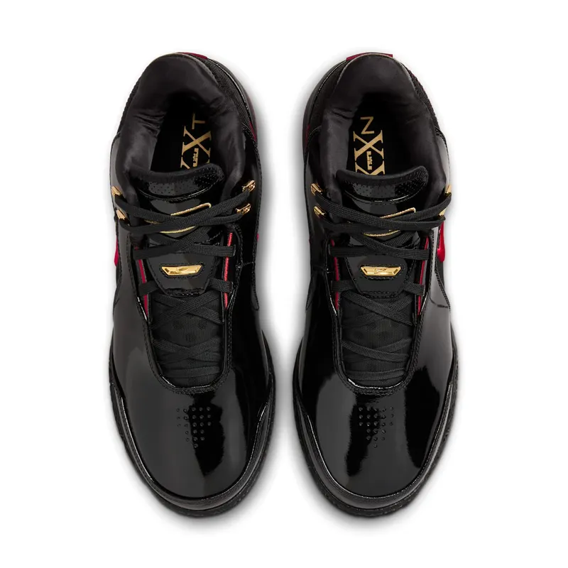Nike Zoom LeBron NXXT Gen AMPD “Black University Red Gold” (FJ1566-001)